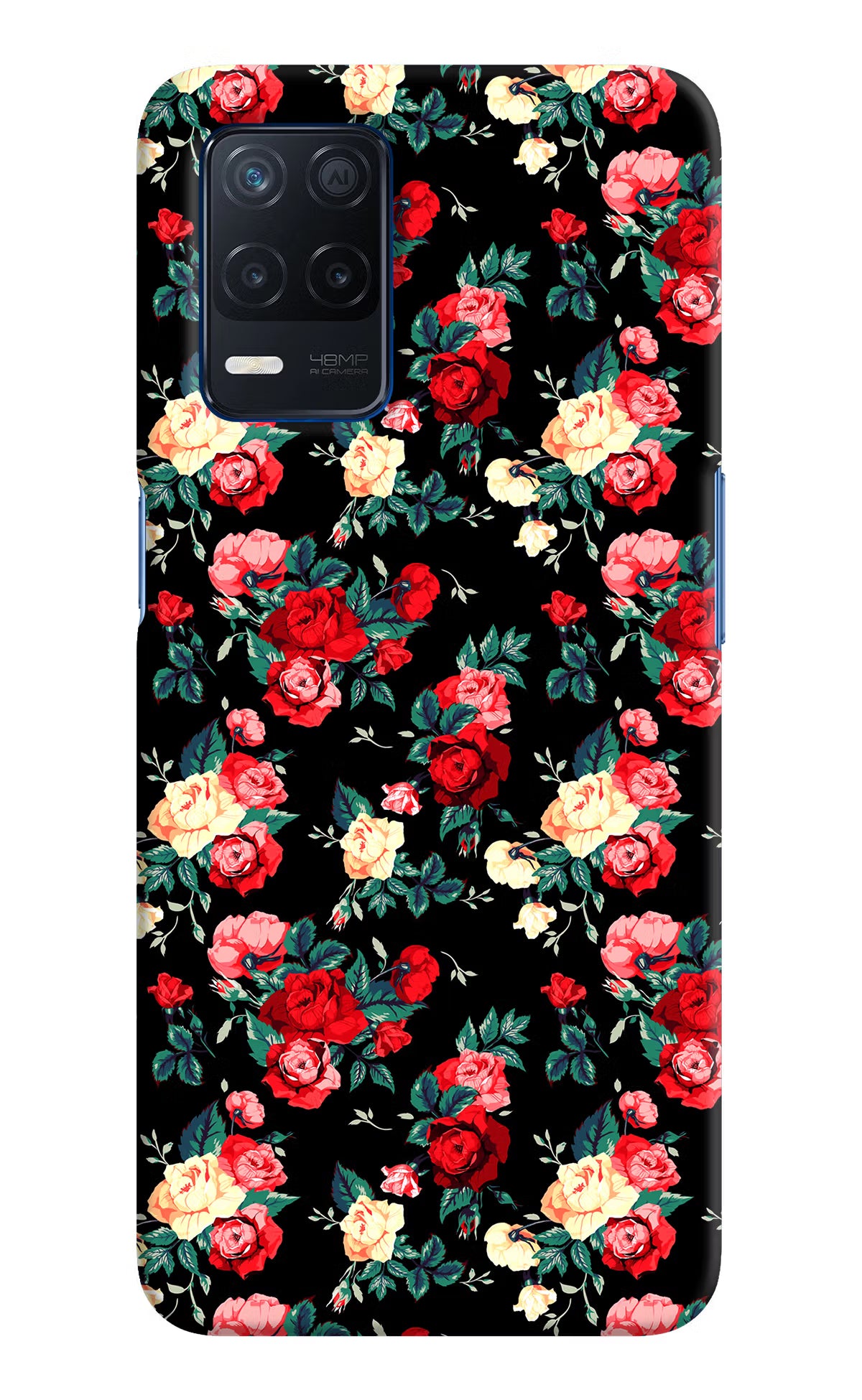 Rose Pattern Realme Narzo 30 5G Hard Case Back Cover by Casekaro