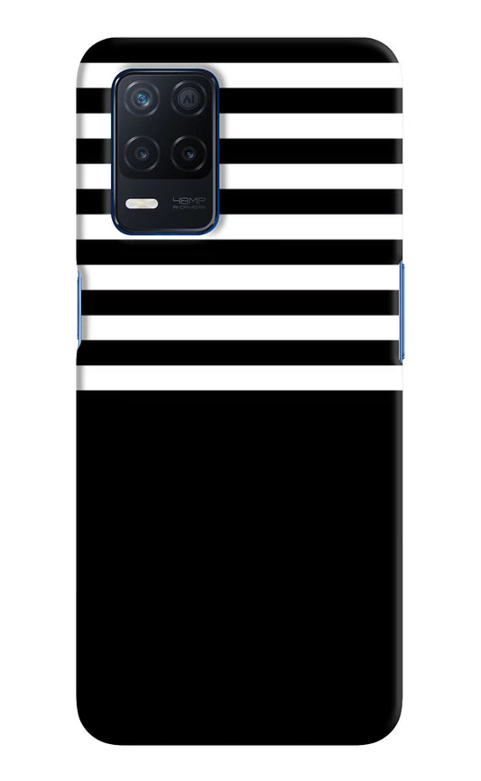 Black and White Print Realme Narzo 30 5G Hard Case Back Cover by Casekaro
