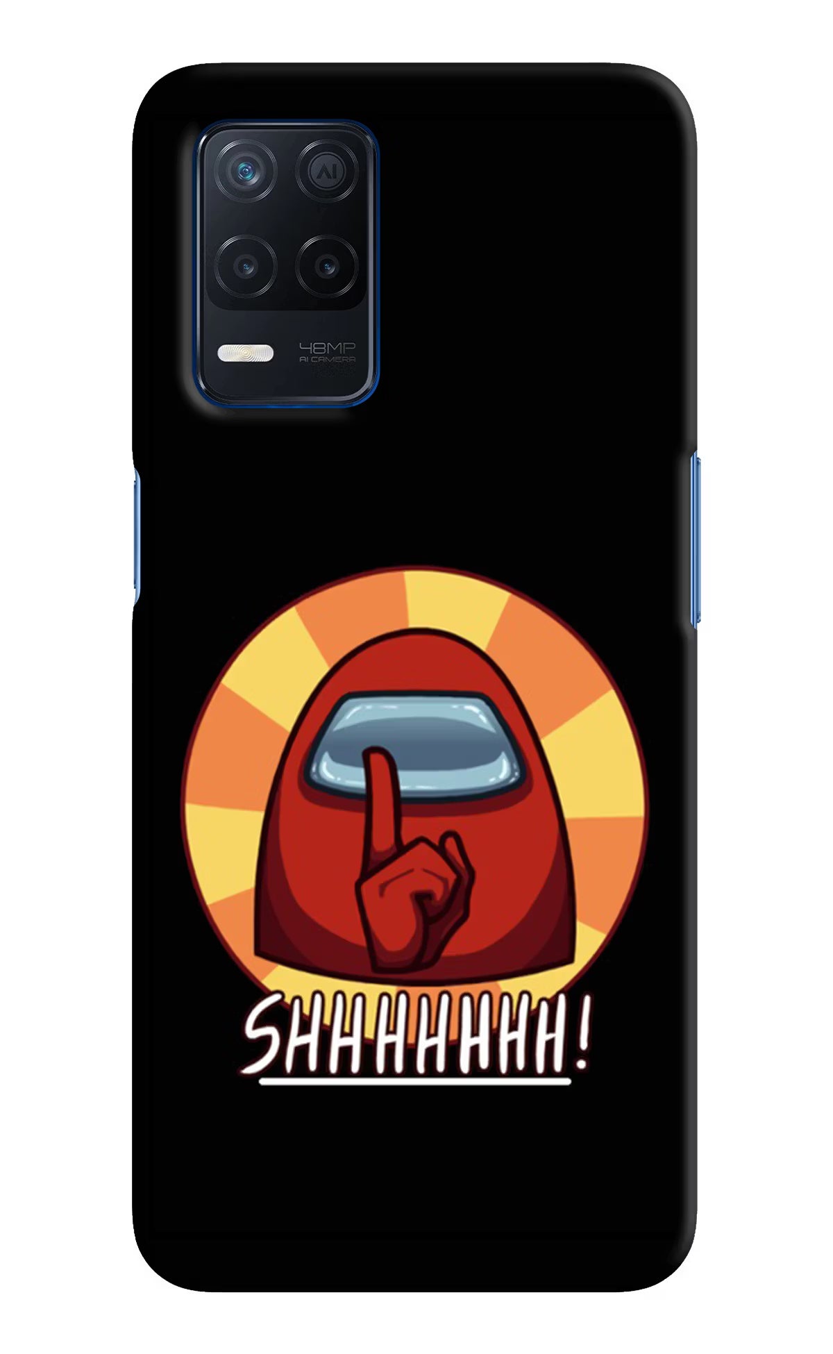 Among Us Shhh! Realme Narzo 30 5G Hard Case Back Cover by Casekaro