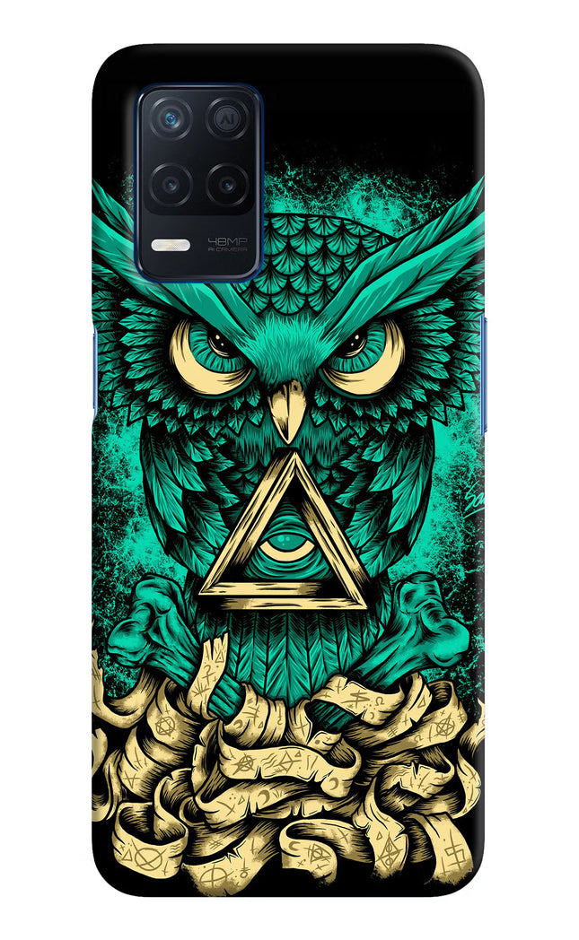 Green Owl Realme Narzo 30 5G Hard Case Back Cover by Casekaro