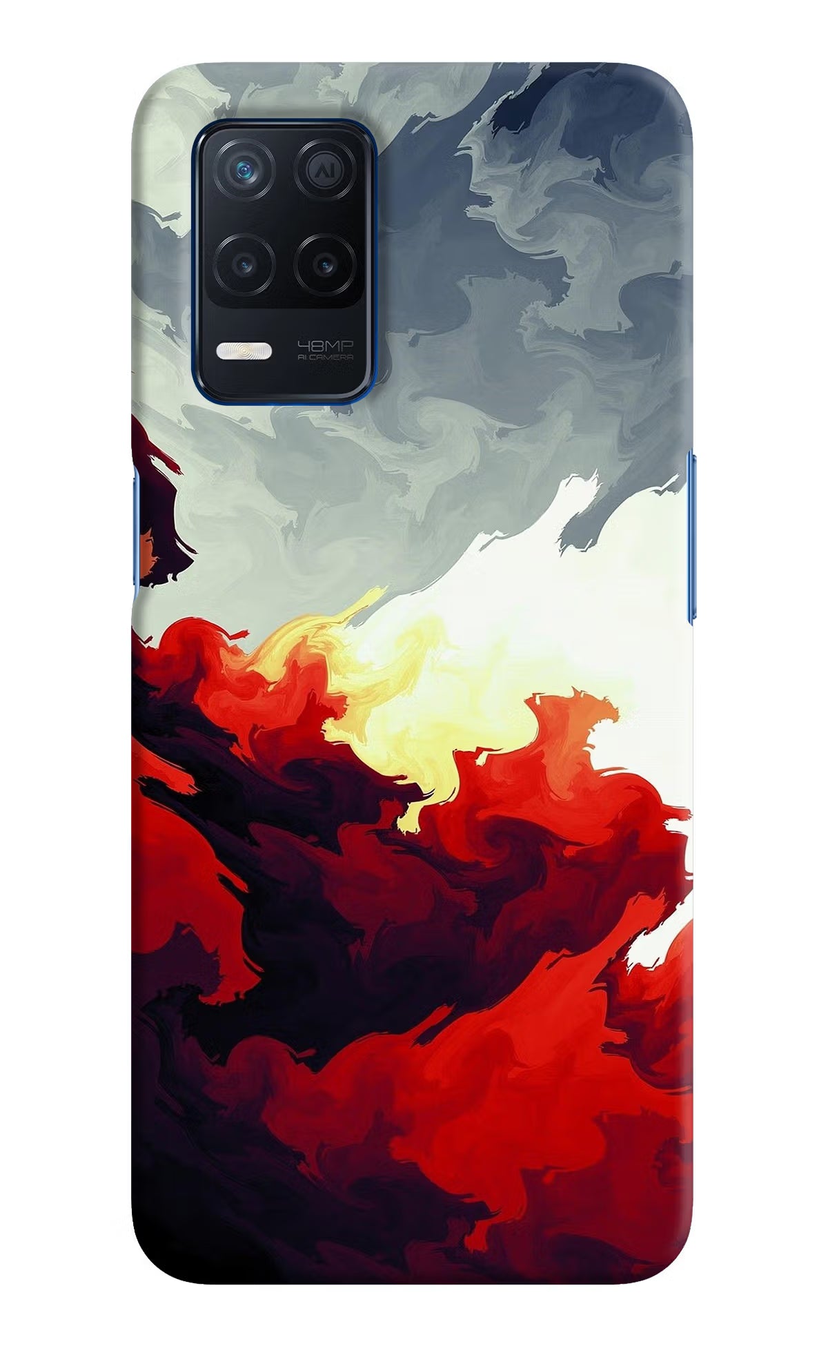 Fire Cloud Realme Narzo 30 5G Hard Case Back Cover by Casekaro