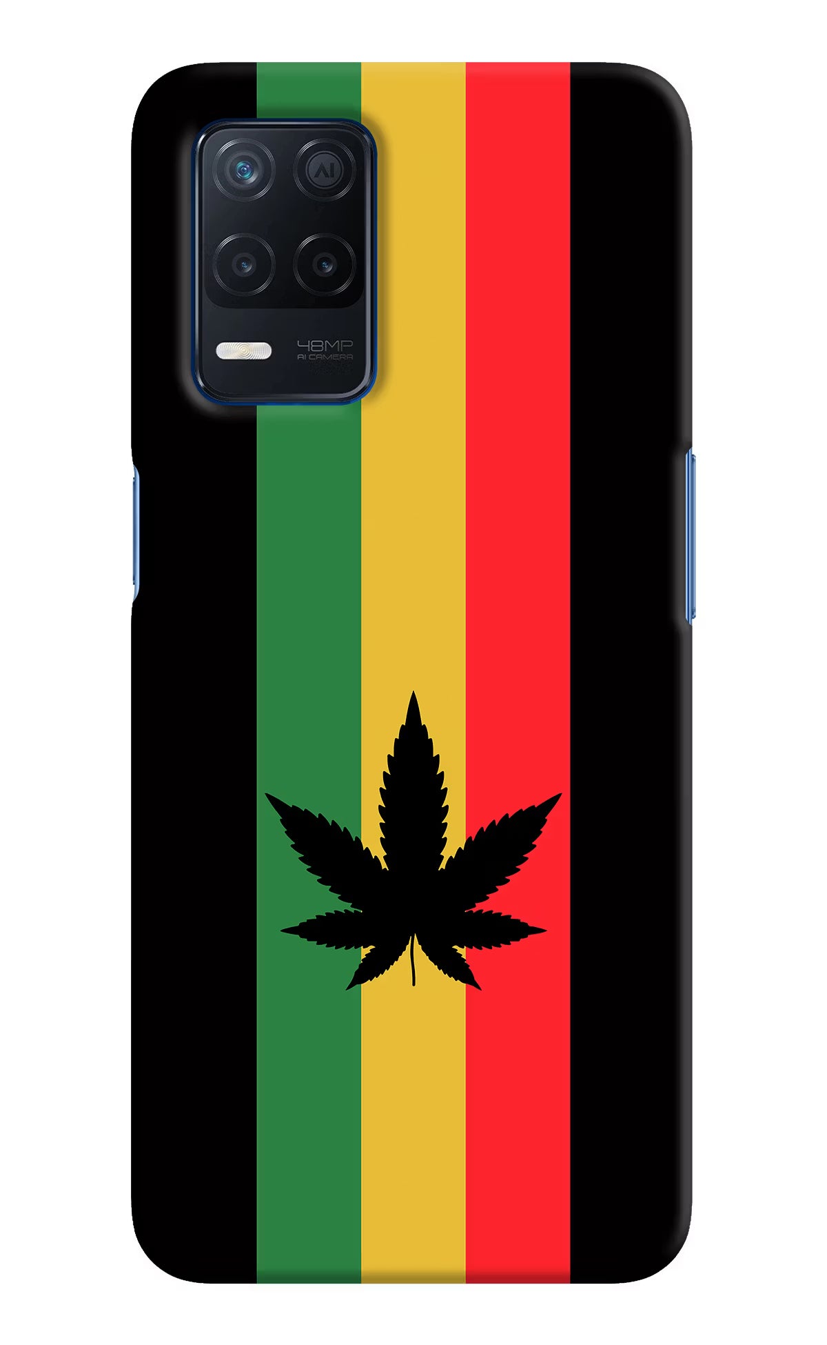 Weed Flag Realme Narzo 30 5G Hard Case Back Cover by Casekaro