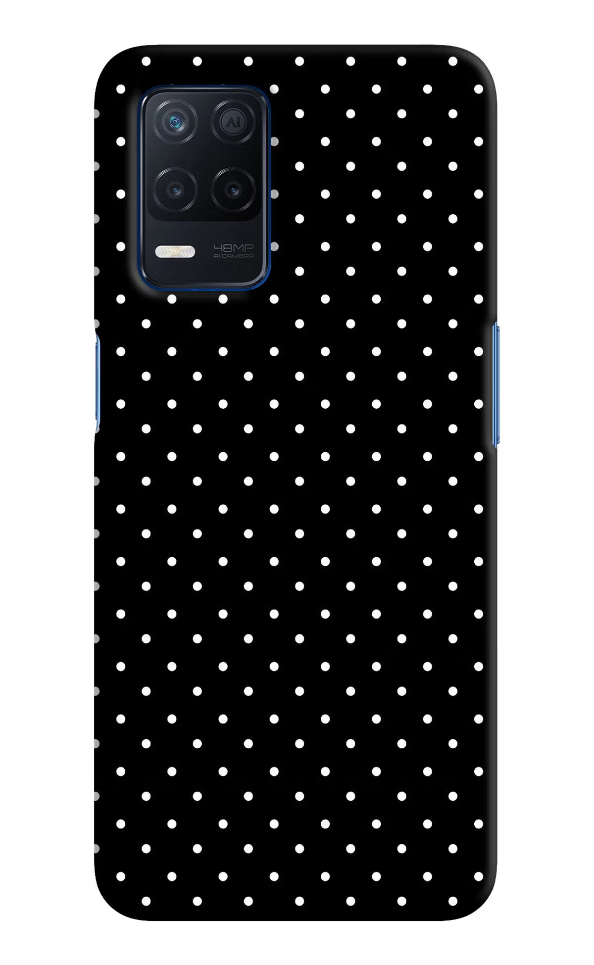 White Dots Realme Narzo 30 5G Hard Case Back Cover by Casekaro