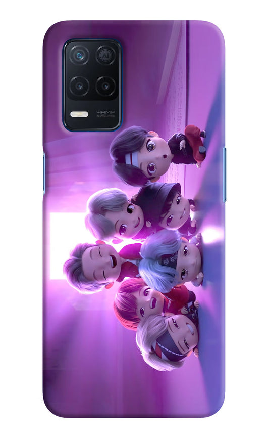 BTS Chibi Realme Narzo 30 5G Hard Case Back Cover by Casekaro