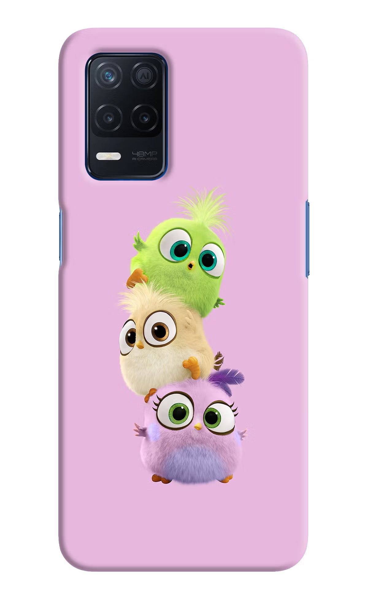 Cute Little Birds Realme Narzo 30 5G Hard Case Back Cover by Casekaro
