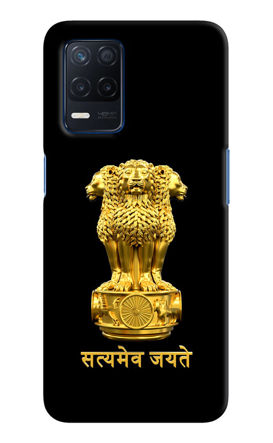 Satyamev Jayate Golden Realme Narzo 30 5G Hard Case Back Cover by Casekaro