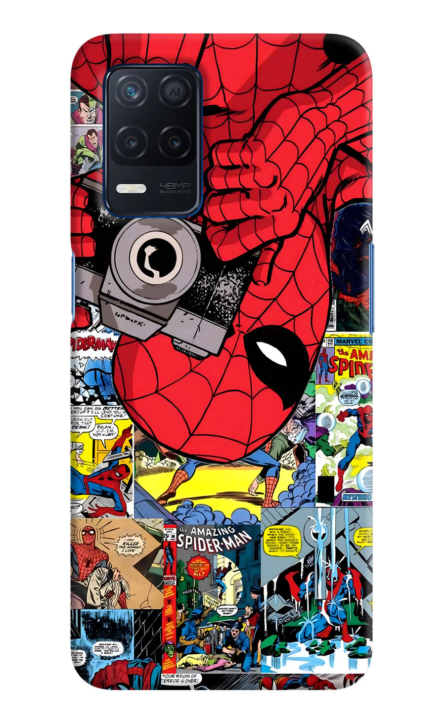 Spider Man Realme Narzo 30 5G Back Cover, Hard case