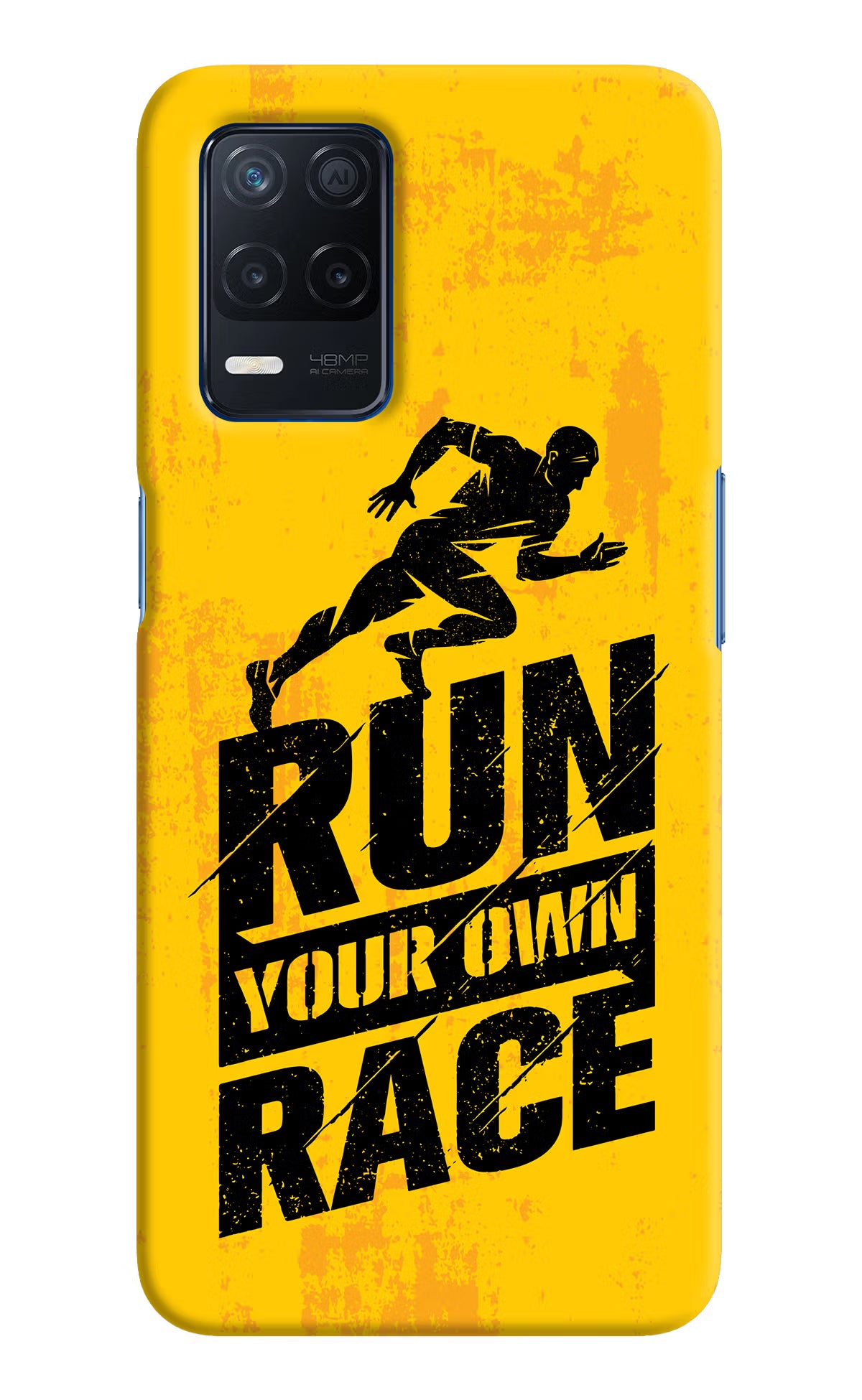 Run Your Own Race Realme Narzo 30 5G Hard Case Back Cover by Casekaro