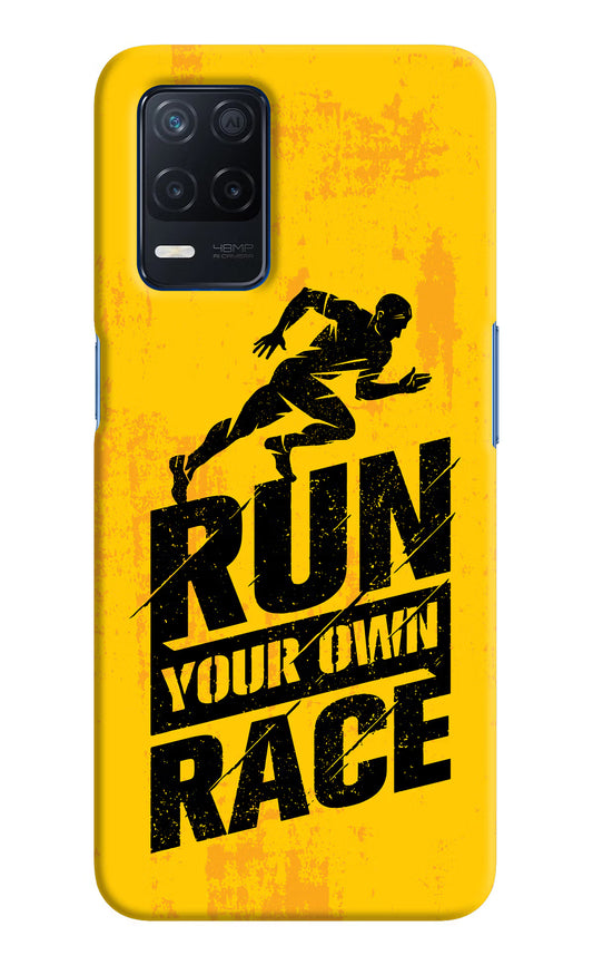 Run Your Own Race Realme Narzo 30 5G Hard Case Back Cover by Casekaro