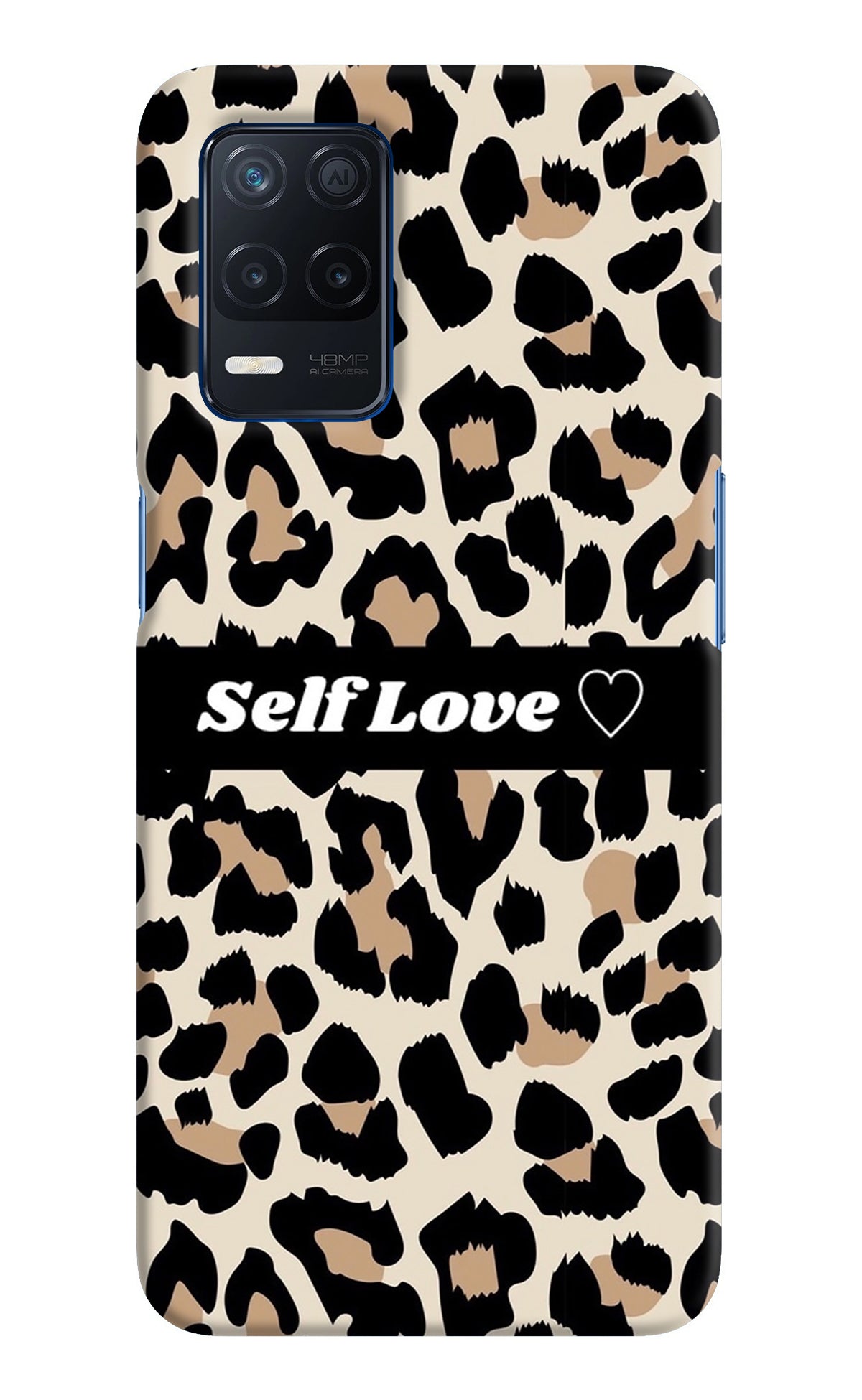 Leopard Print Self Love Realme Narzo 30 5G Back Cover