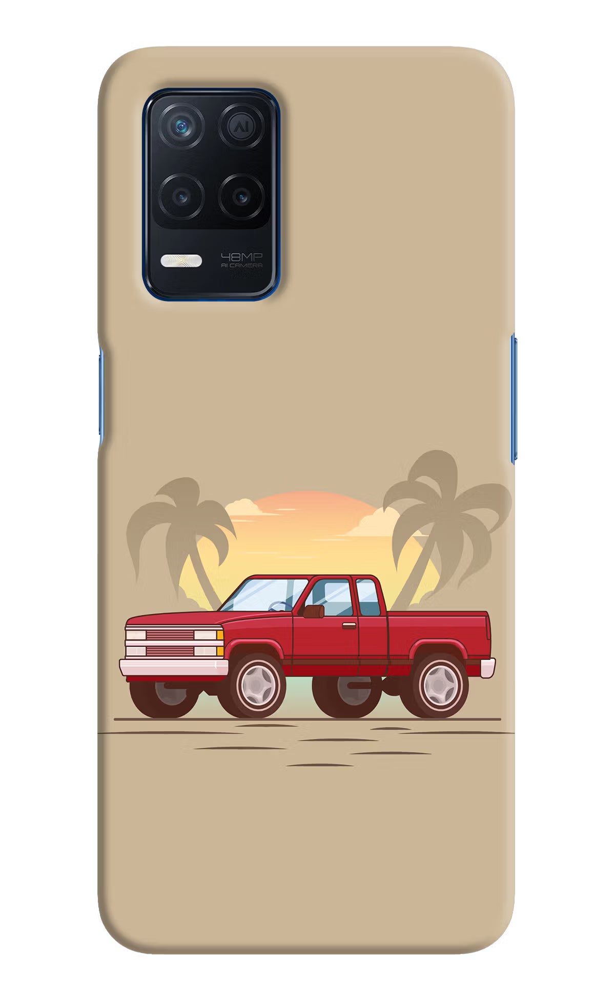 Desert Classic Drive Realme Narzo 30 5G Hard Case Back Cover by Casekaro