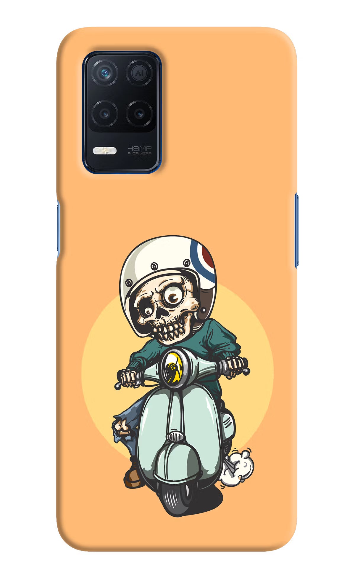 Undead Biker Realme Narzo 30 5G Hard Case Back Cover by Casekaro