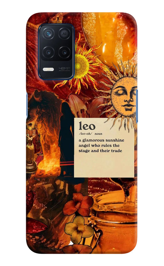 Leo Zodiac Realme Narzo 30 5G Hard Case Back Cover by Casekaro