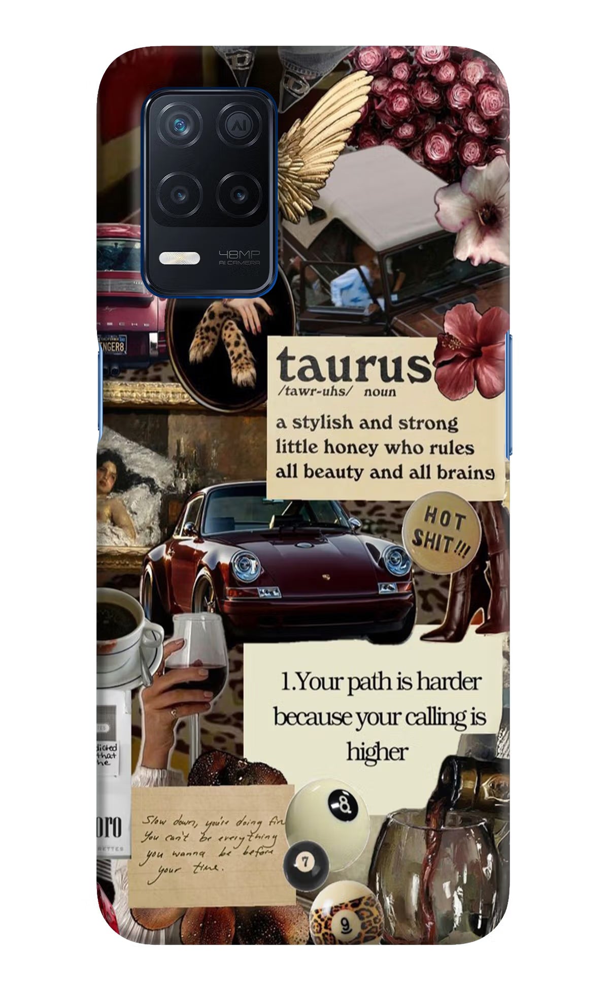 Taurus Zodiac Realme Narzo 30 5G Hard Case Back Cover by Casekaro