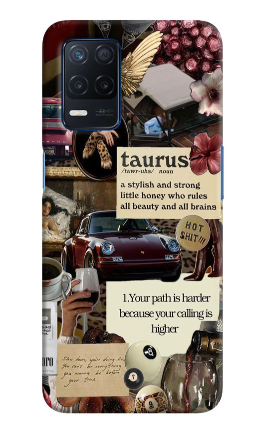 Taurus Zodiac Realme Narzo 30 5G Hard Case Back Cover by Casekaro