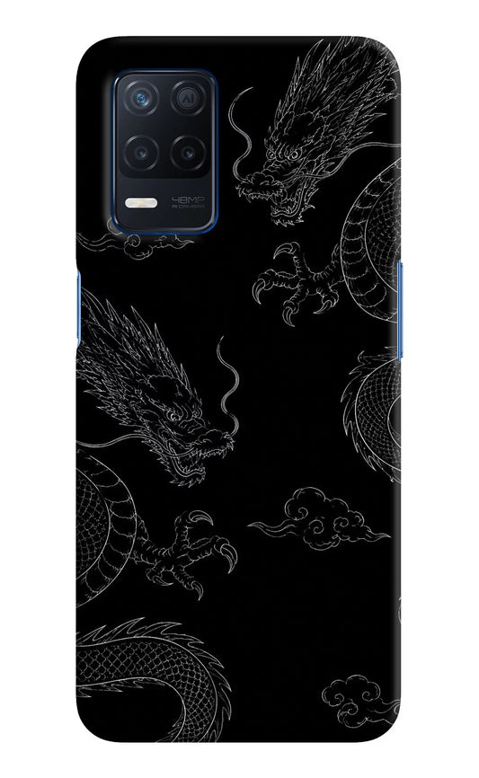 Twin Dragons Realme Narzo 30 5G Hard Case Back Cover by Casekaro