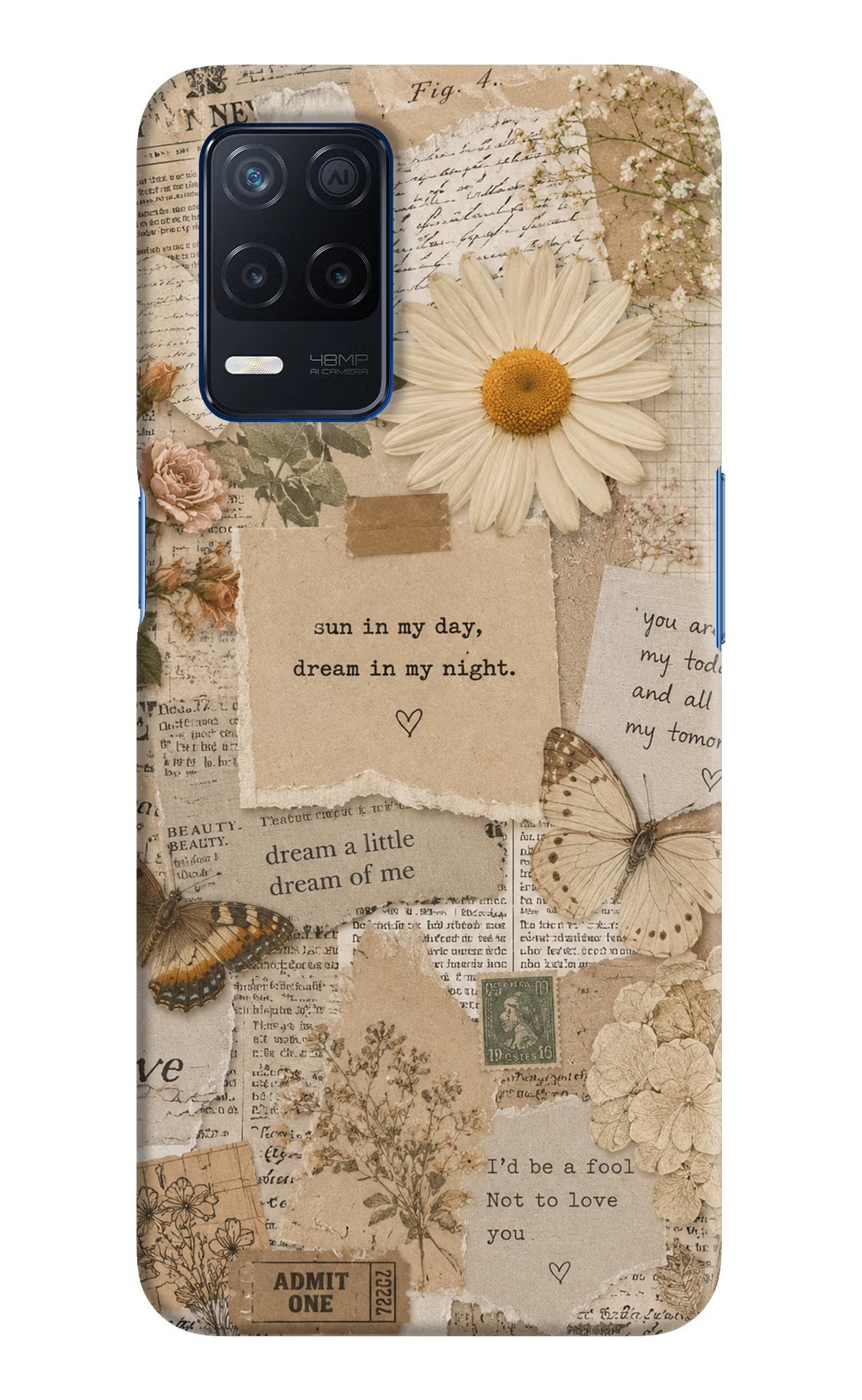 Vintage case Realme Narzo 30 5G Back Cover