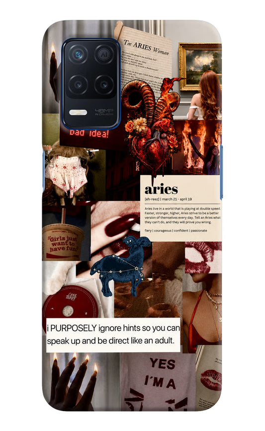 Zodiac Aries Realme Narzo 30 5G Hard Case Back Cover by Casekaro