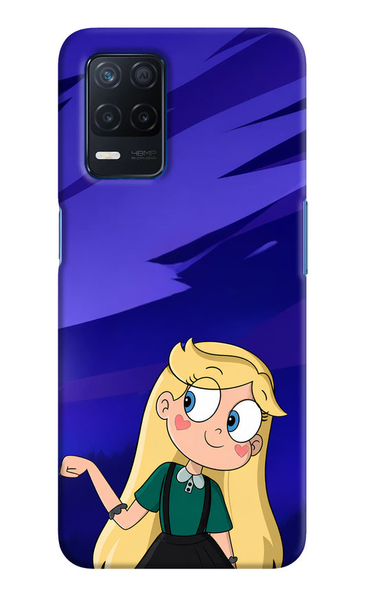 Star Glow Realme Narzo 30 5G Hard Case Back Cover by Casekaro