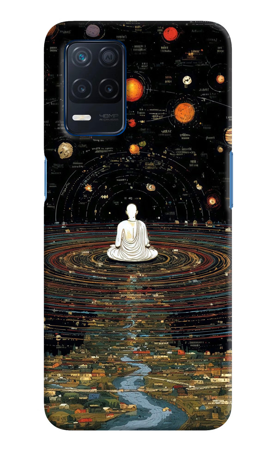 Space Monk Realme Narzo 30 5G Back Cover, Hard case