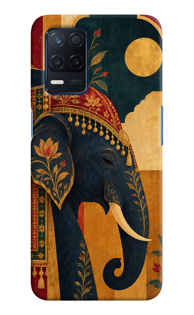 Royal Elephant Realme Narzo 30 5G Hard Case Back Cover by Casekaro