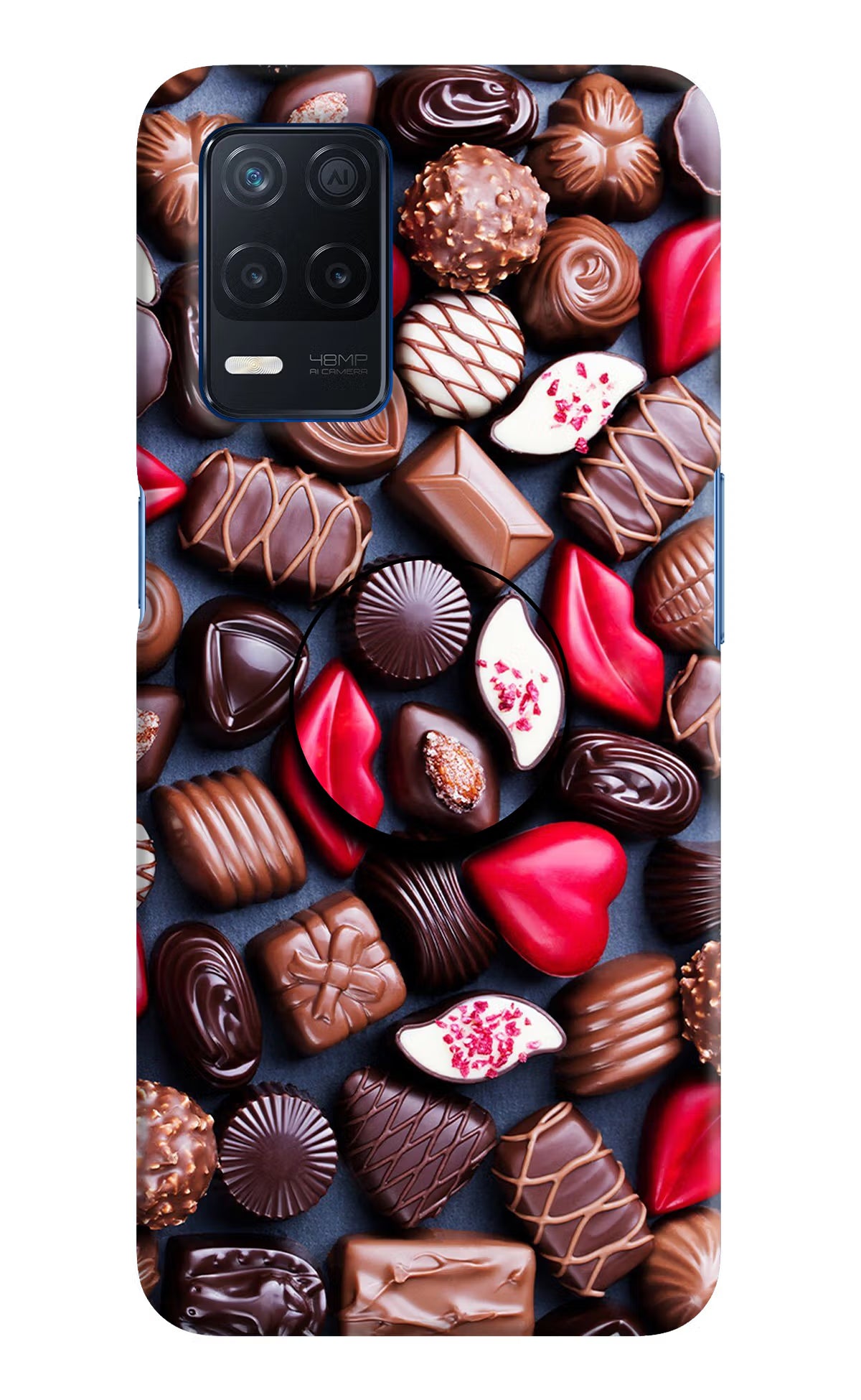 Chocolates Realme Narzo 30 5G Pop Case by Casekaro
