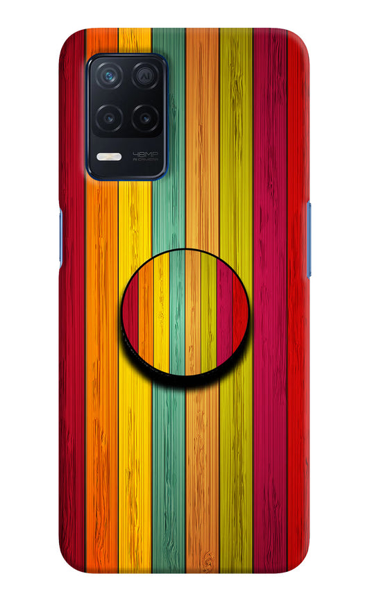 Multicolor Wooden Realme Narzo 30 5G Pop Case by Casekaro