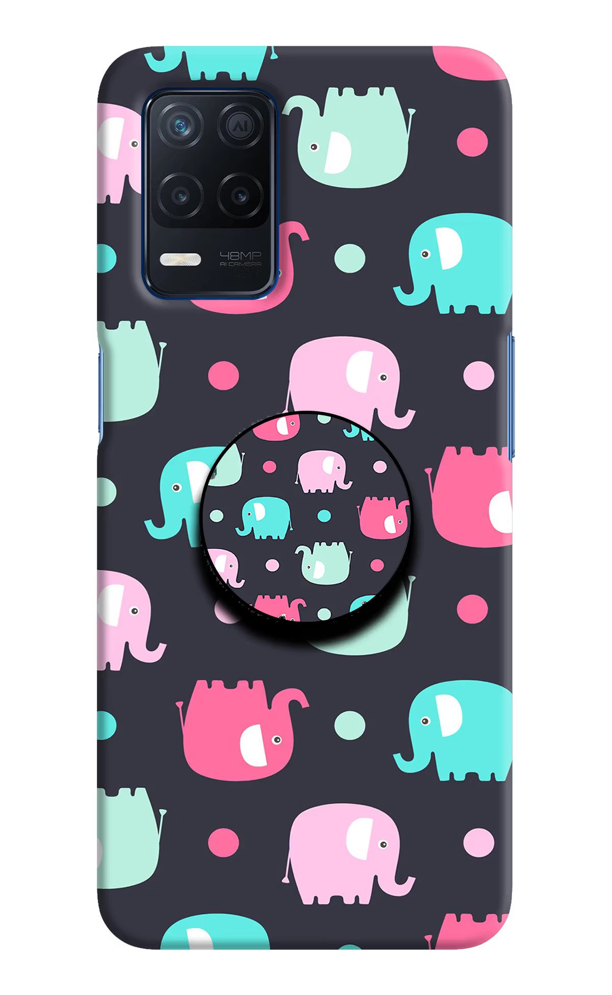 Baby Elephants Realme Narzo 30 5G Pop Case by Casekaro