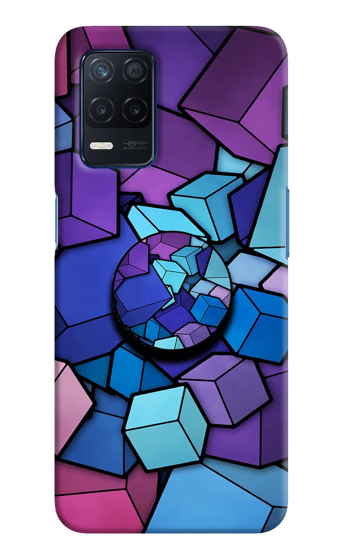 Cubic Abstract Realme Narzo 30 5G Pop Case by Casekaro