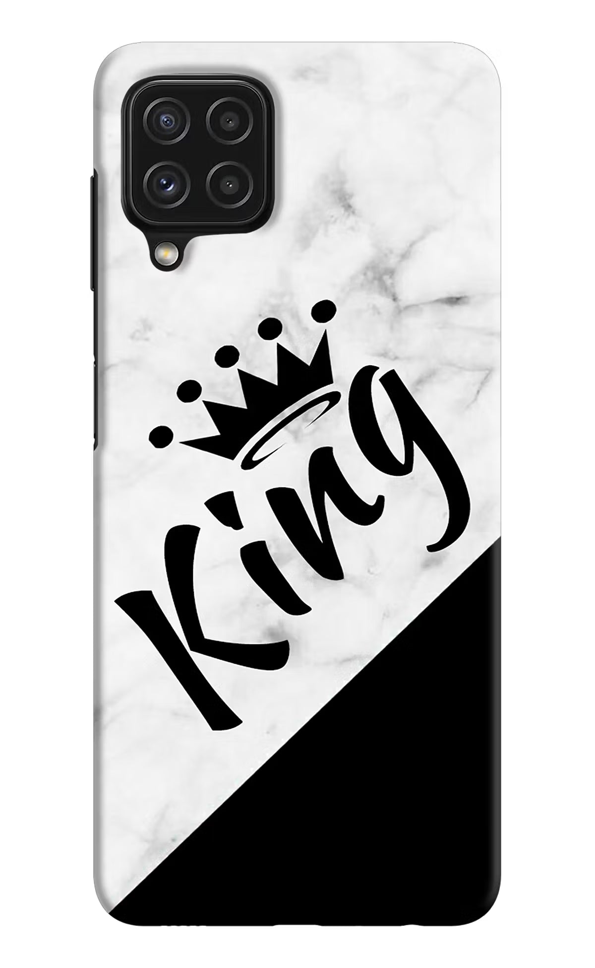 King Samsung M32 Hard Case Back Cover by Casekaro
