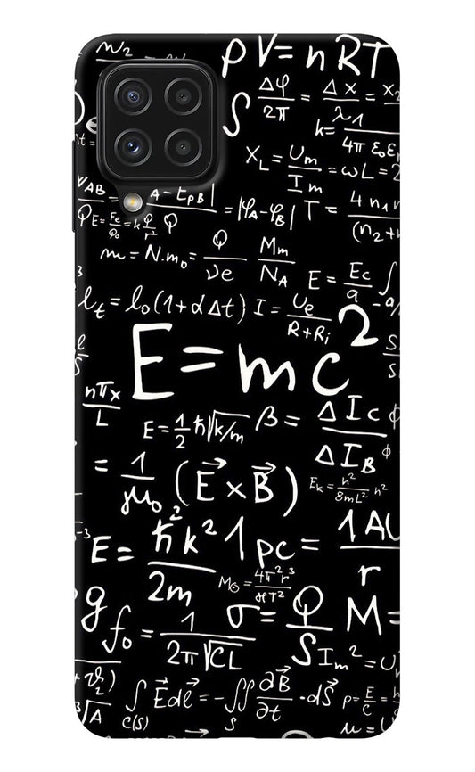 Physics Albert Einstein Formula Samsung M32 Back Cover