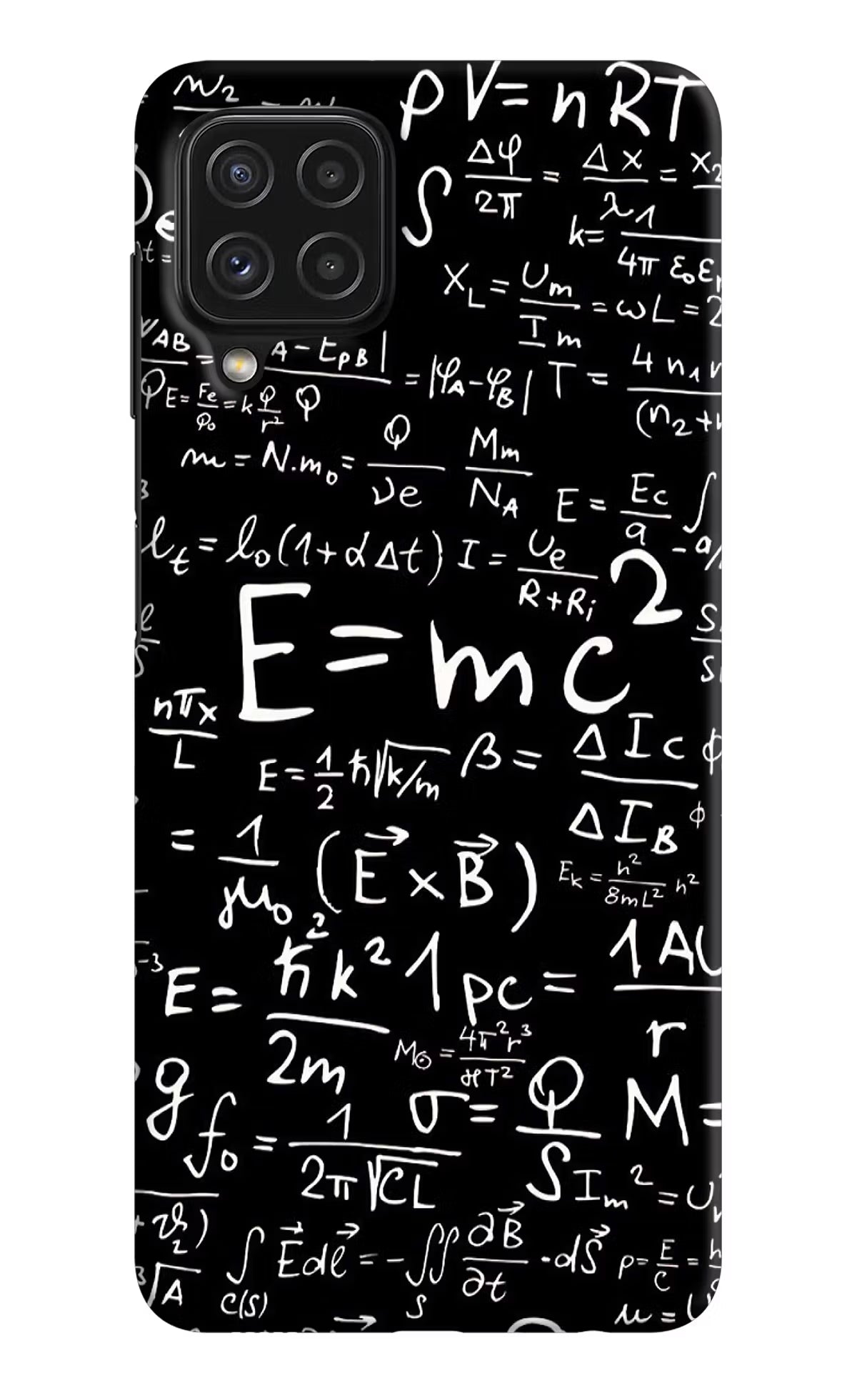 Physics Formula Samsung M32 Hard Case Back Cover by Casekaro