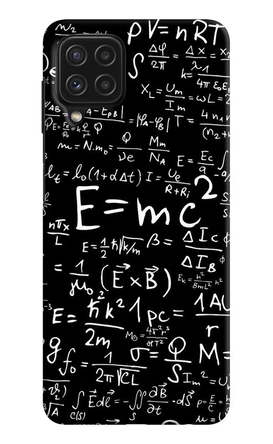 Physics Formula Samsung M32 Hard Case Back Cover by Casekaro