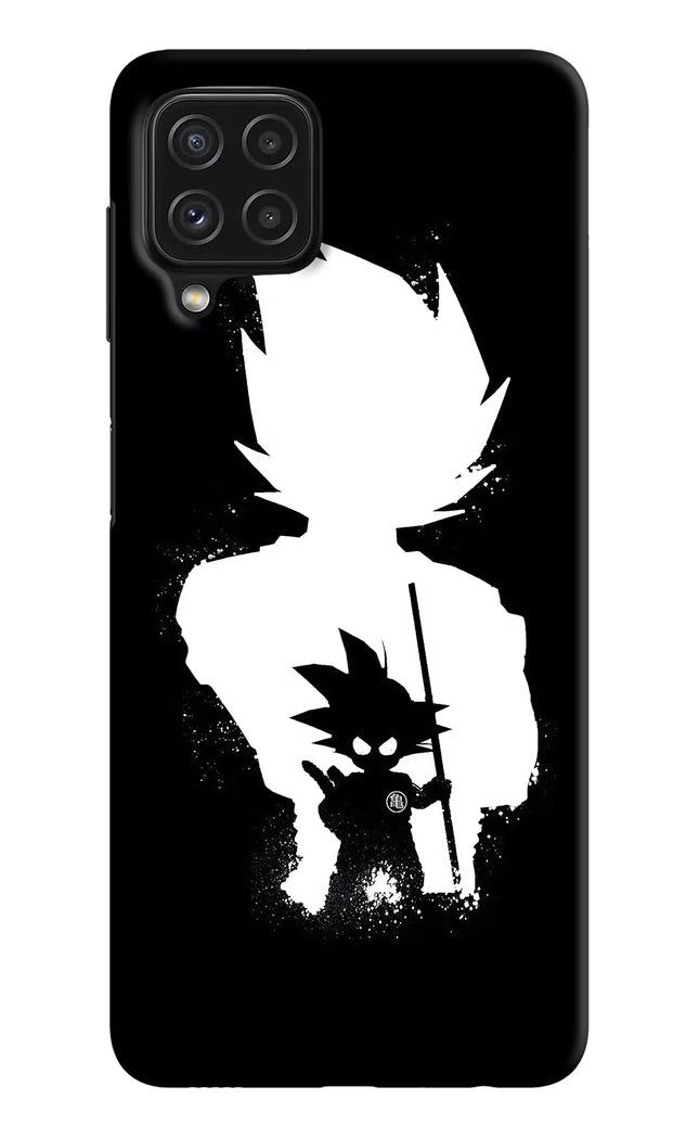 Goku Shadow Samsung M32 Hard Case Back Cover by Casekaro