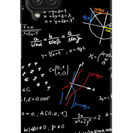 Mathematics Formula Samsung M32 Hard Case Back Cover by Casekaro