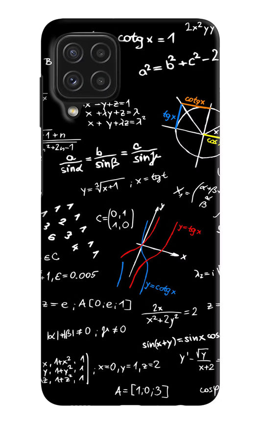 Mathematics Formula Samsung M32 Hard Case Back Cover by Casekaro
