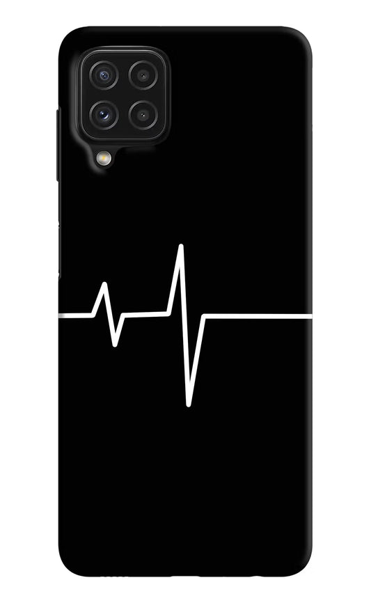 Heart Beats Samsung M32 Hard Case Back Cover by Casekaro