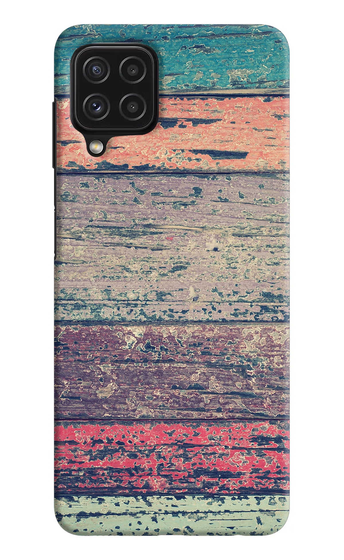Colourful Wall Samsung M32 Hard Case Back Cover by Casekaro