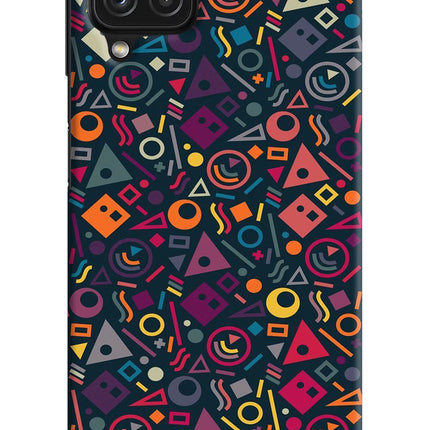 Geometric Abstract Samsung M32 Hard Case Back Cover by Casekaro