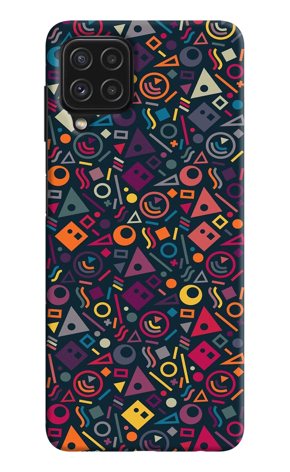 Geometric Abstract Samsung M32 Hard Case Back Cover by Casekaro