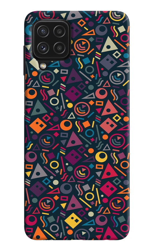 Geometric Abstract Samsung M32 Hard Case Back Cover by Casekaro