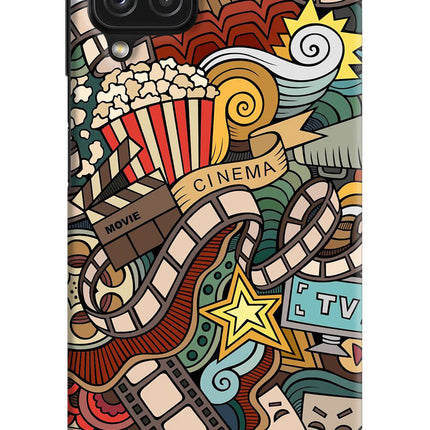 Cinema Abstract Samsung M32 Hard Case Back Cover by Casekaro
