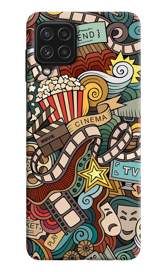 Cinema Abstract Samsung M32 Hard Case Back Cover by Casekaro