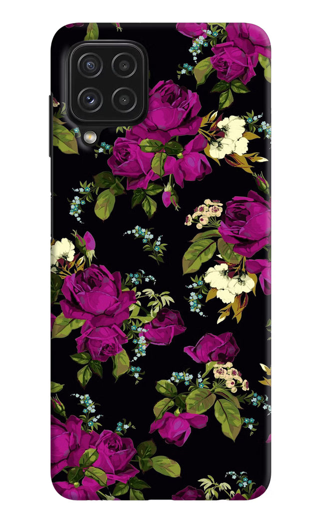 Flowers Samsung M32 Hard Case Back Cover by Casekaro