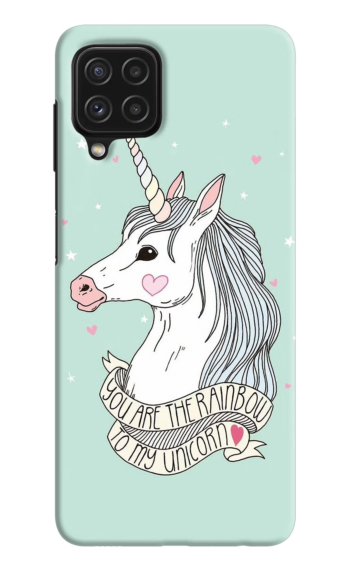 Unicorn Wallpaper Samsung M32 Hard Case Back Cover by Casekaro