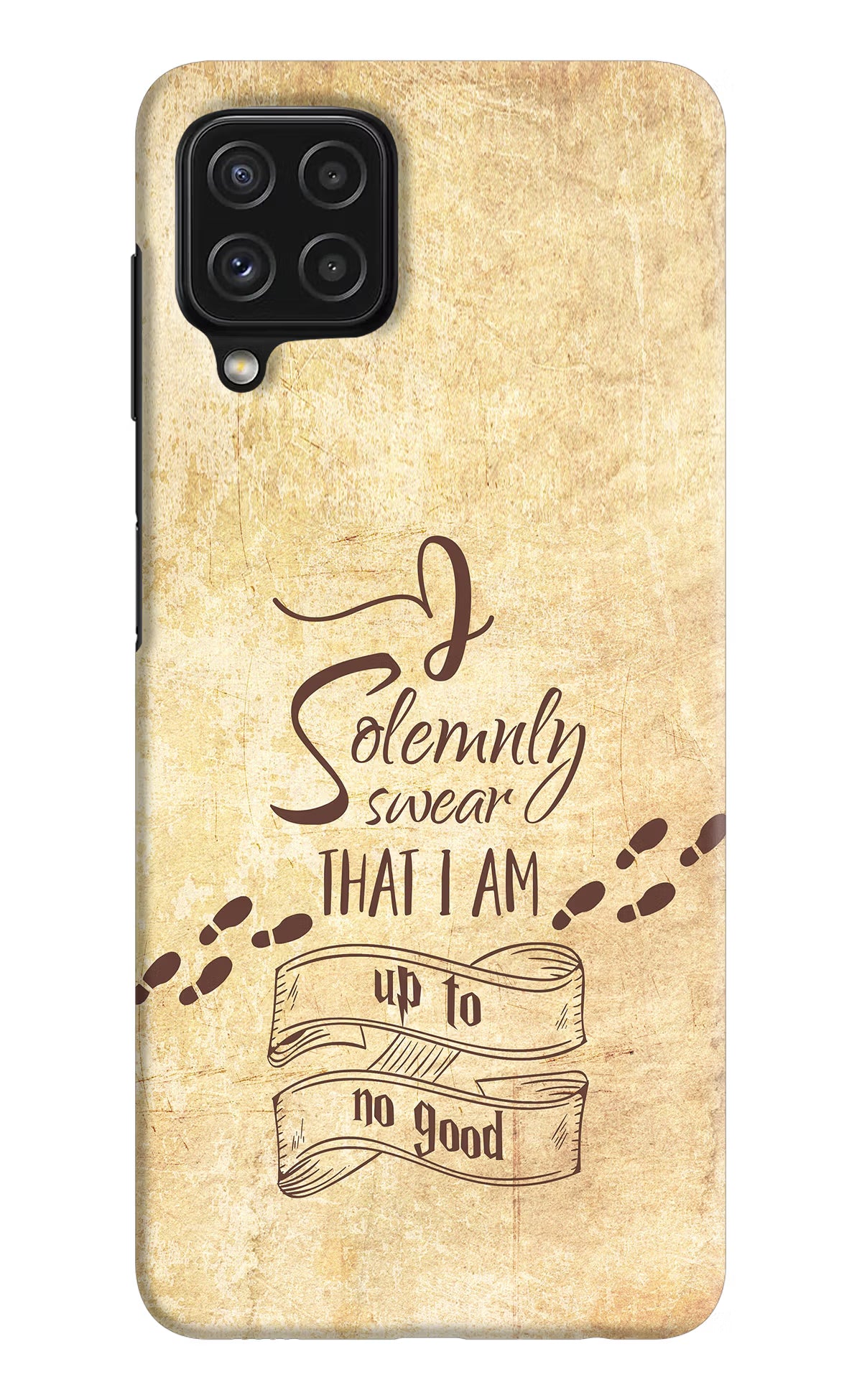 I Solemnly swear that i up to no good Samsung M32 Hard Case Back Cover by Casekaro