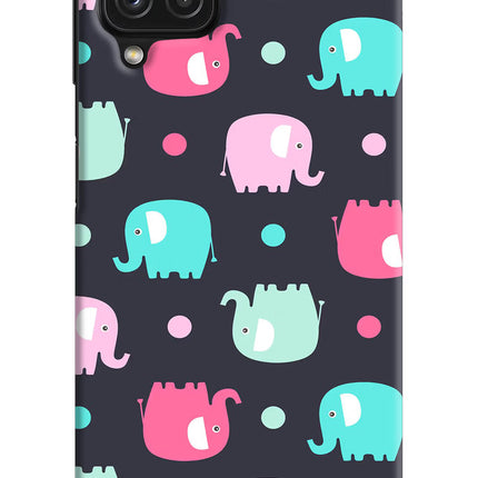Elephants Samsung M32 Hard Case Back Cover by Casekaro
