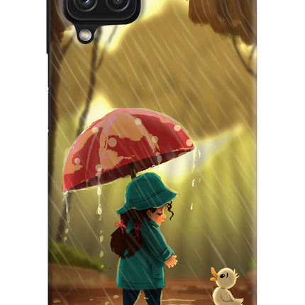 Rainy Day Samsung M32 Hard Case Back Cover by Casekaro
