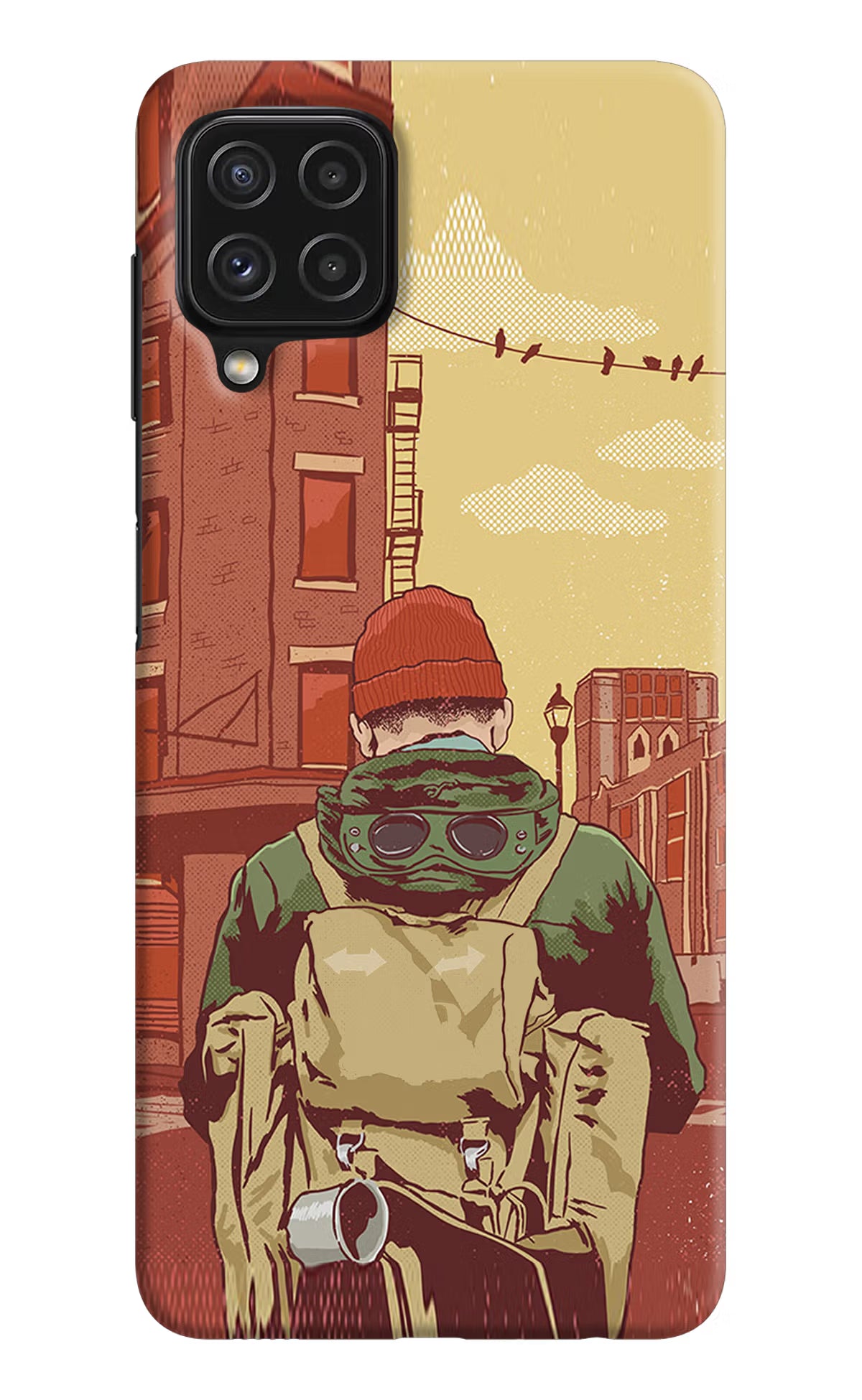 Adventurous Samsung M32 Hard Case Back Cover by Casekaro