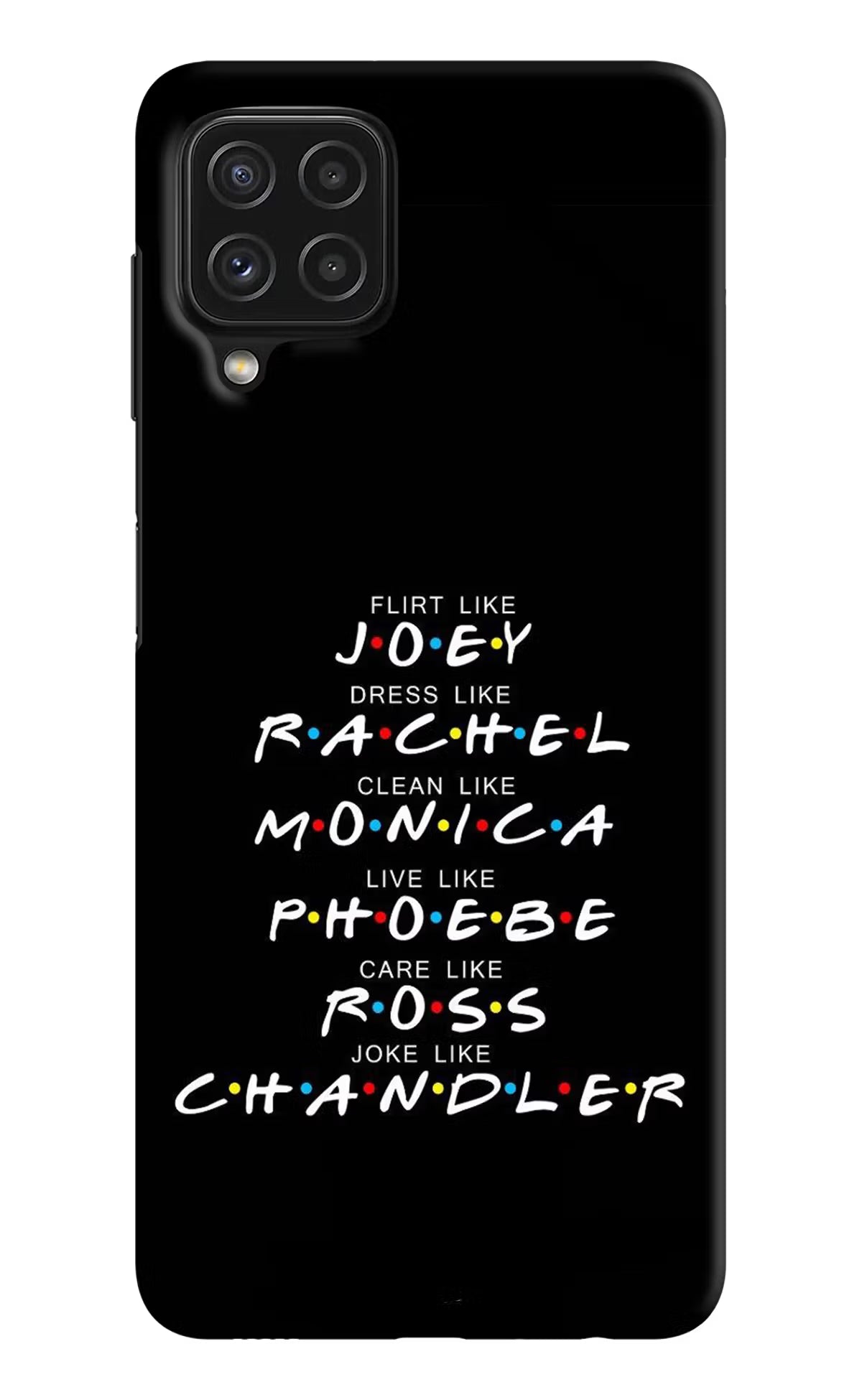 FRIENDS Character Samsung M32 Hard Case Back Cover by Casekaro